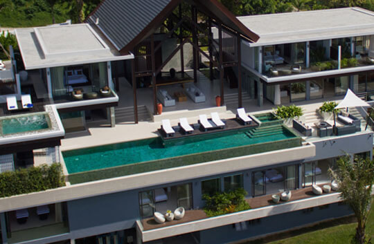 Villa Saan - Stunning Aerial Shot